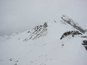 ski de randonnée au col de la bonida