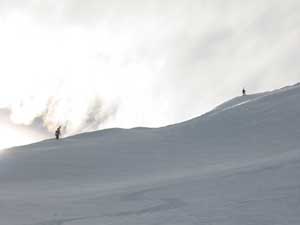 ski de randonnée au vignemale dans les Pyrénées