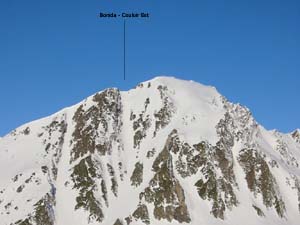 ski de randonnée au pic de la Bonida