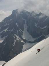 ski de randonnée à la brèche de Rolland