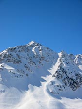 ski de randonnée au pic de Caoubère