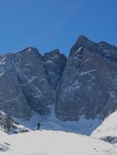 ski dans le couloir de Gaube