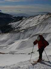ski de randonnée au pic du Visaurin dans les Pyrénées