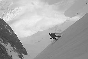 couloir de gaube à ski