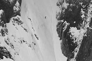 descente du couloir de gaube