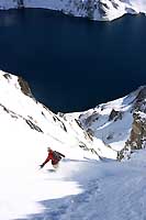 couloir du lac bleu