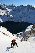 couloir du lac bleu