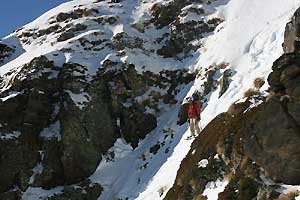 couloir du lac bleu