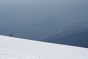 ski sur le mont Olympe