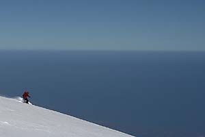 ski sur le mont Olympe