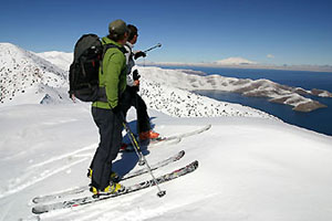 ski sur le mont Olympe