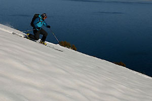 ski sur le mont Olympe