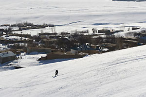 ski sur le mont Olympe