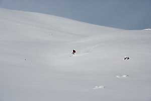 ski de randonnée au plateau de saugé