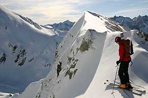 ski pic bédéra couloirs est