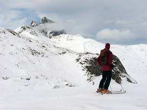 ski de randonnée au col d'Anéou