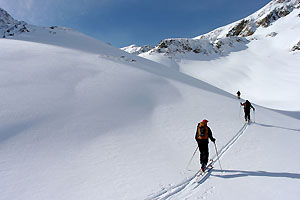 ski de randonnée au col de pierrefitte