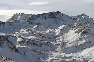 ski de randonnée au col de pierrefitte