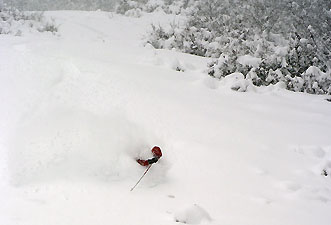 ski de randonnée au col de pierrefitte