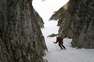 ski couloir