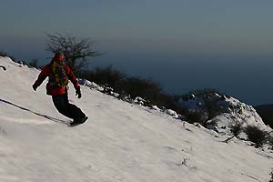 ski au pic de Néulos