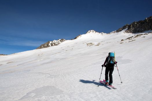 la face sud  du pic des Tempêtes