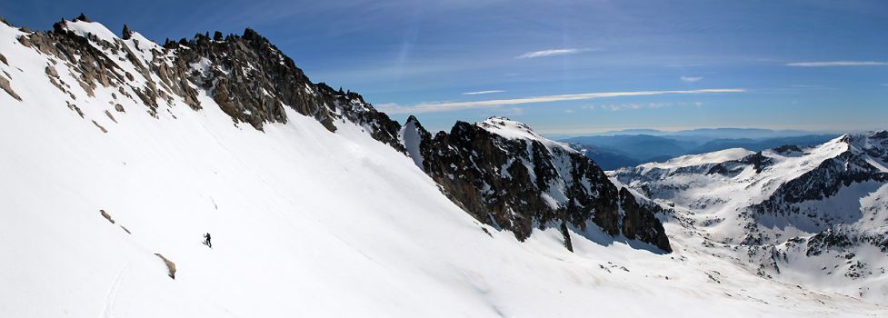 Arrivée vers le sommet du pic des Tempêtes